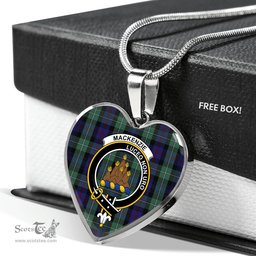 MacKenzie Scottish Clan Heart Necklacemother's day gifts, gifts for mom, best gift for girlfriend, Tartan Heart Necklace Jewelry, Gold Heart Necklace, Silver Heart Necklace, Plaid Heart Necklace