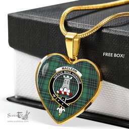 MacLean Hunting Ancient Scottish Clan Heart Necklacemother's day gifts, gifts for mom, best gift for girlfriend, Tartan Heart Necklace Jewelry, Gold Heart Necklace, Silver Heart Necklace, Plaid Heart Necklace