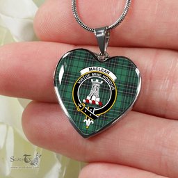 MacLean Hunting Ancient Scottish Clan Heart Necklacemother's day gifts, gifts for mom, best gift for girlfriend, Tartan Heart Necklace Jewelry, Gold Heart Necklace, Silver Heart Necklace, Plaid Heart Necklace