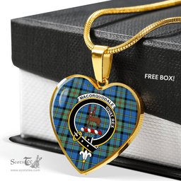 MacCorquodale Scottish Clan Heart Necklacemother's day gifts, gifts for mom, best gift for girlfriend, Tartan Heart Necklace Jewelry, Gold Heart Necklace, Silver Heart Necklace, Plaid Heart Necklace
