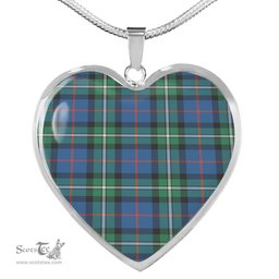 MacPhail Scottish Clan Heart Necklacemother's day gifts, gifts for mom, best gift for girlfriend, Tartan Heart Necklace Jewelry, Gold Heart Necklace, Silver Heart Necklace, Plaid Heart Necklace