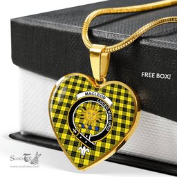 MacLeod Of Lewis Modern Scottish Clan Heart Necklacemother's day gifts, gifts for mom, best gift for girlfriend, Tartan Heart Necklace Jewelry, Gold Heart Necklace, Silver Heart Necklace, Plaid Heart Necklace