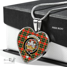 MacLachlan Hunting Modern Scottish Clan Heart Necklacemother's day gifts, gifts for mom, best gift for girlfriend, Tartan Heart Necklace Jewelry, Gold Heart Necklace, Silver Heart Necklace, Plaid Heart Necklace