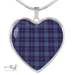 MacCormick Scottish Clan Heart Necklacemother's day gifts, gifts for mom, best gift for girlfriend, Tartan Heart Necklace Jewelry, Gold Heart Necklace, Silver Heart Necklace, Plaid Heart Necklace