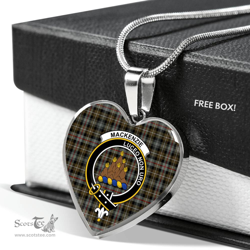 MacKenzie Weathered Scottish Clan Heart Necklacemother's day gifts, gifts for mom, best gift for girlfriend, Tartan Heart Necklace Jewelry, Gold Heart Necklace, Silver Heart Necklace, Plaid Heart Necklace