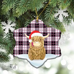 Scottish MacPherson Hunting Modern Tartan Christmas Ceramic Ornament - Highland Cows Style - Tartan Plaid Christmas Decor Scottish Plaid Tartan Plaid - ScotsTee - scotstee.com