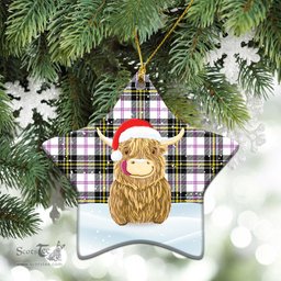 Scottish MacPherson Dress Modern Tartan Christmas Ceramic Ornament - Highland Cows Style - Tartan Plaid Christmas Decor Scottish Plaid Tartan Plaid - ScotsTee - scotstee.com