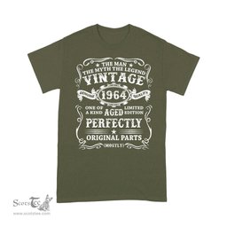 Mens 57 Years Old Gift Vintage 1964 Man Myth Legend 57th Birthday Shirt - Scotstee Shop