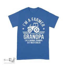 I'm A Farmer Grandpa Rancher Gifts Father's Day Shirt Tractor Farm Farming Shirt - Scotstee Shop