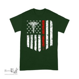 Scotstee Shop - Products Respiratory Therapy Shirts Respiratory Therapist American Flag Patriotic Medicine Gift 4th Of July Shirt