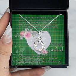Rising Phoenix Necklace - Valentine Necklace Clan Masterton Tartan Gift for Girlfriend, Gift for My Wife Rising Phoenix Necklace