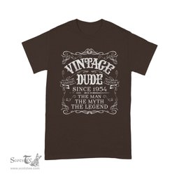 Scotstee Shop - 67th Birthday gift Vintage 1954 Aged 67 years old present Birthday Shirt 67th Birthday Ideas For Him