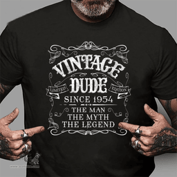 Scotstee Shop - 67th Birthday gift Vintage 1954 Aged 67 years old present Birthday Shirt 67th Birthday Ideas For Him