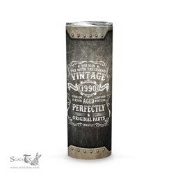 Birthday Tumbler Mens 31 Years Old Gift Vintage 1990 Man Myth Legend 31st Birthday Gift Birthday Skinny Tumbler - Scotstee Shop