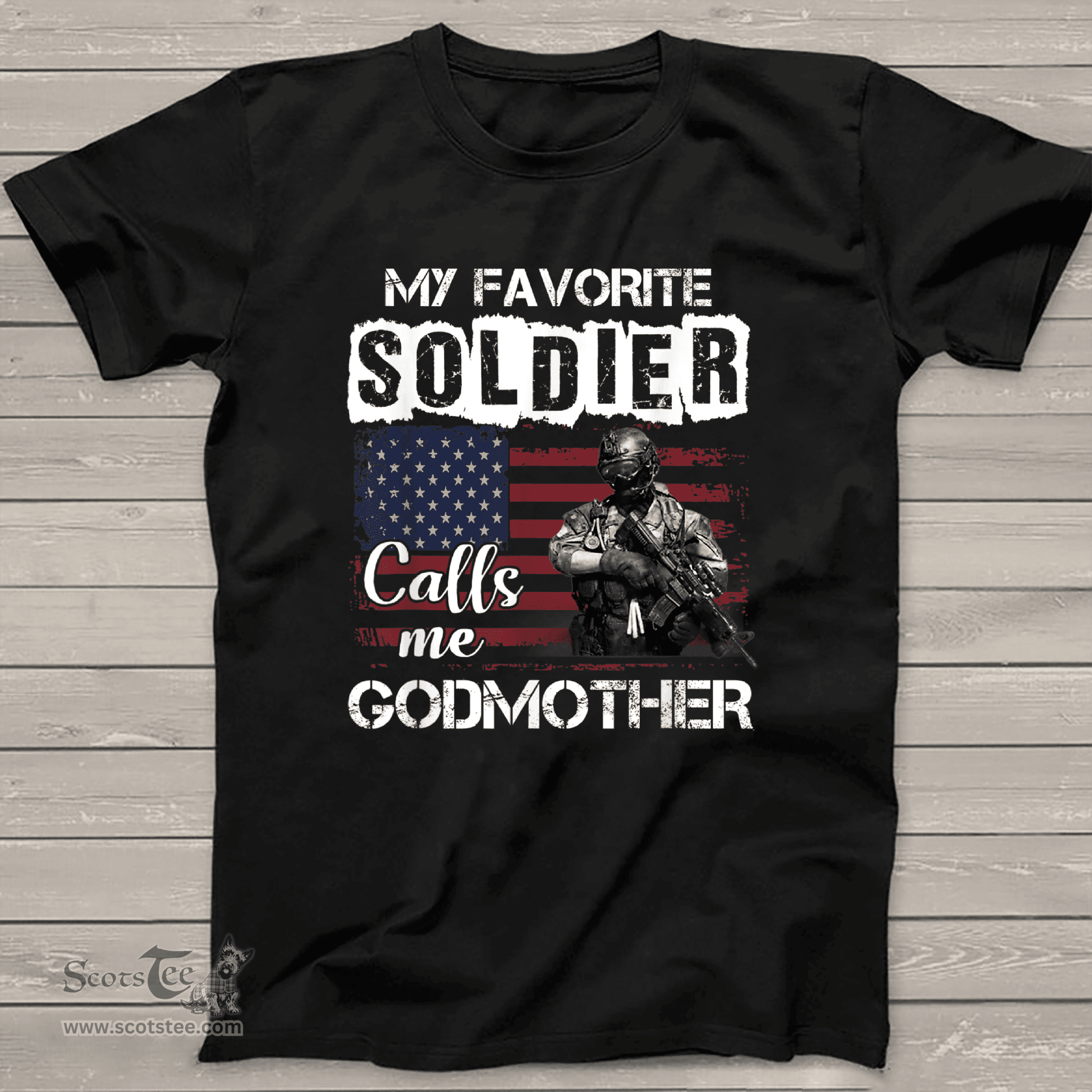 Scotstee Shop - My Favorite Soldier Calls Me Godmother Army Veteran 4th Of July Shirt Army Veteran Shirts Army Mom Shirt Army Shirts