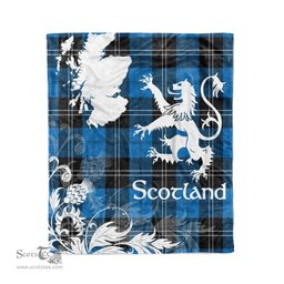 Tartan Plaid Fleece Blanket Tartan Blanket Thistle and Lion Scottish Clan Ramsay Blue Ancient Plaid Blanket, tartan blanket, plaid blanket, red plaid blanket, buffalo plaid blanket, green plaid blanket, plaid fleece blanket, blue plaid blanket, red tartan blanket, tartan plaid blanket, black and white plaid blanket, christmas plaid blanket, orange plaid blanket, tartan plaid throw blanket, pink plaid blanket, brown plaid blanket, buffalo check blanket