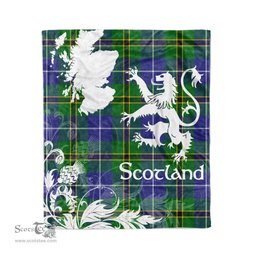 Tartan Plaid Fleece Blanket Tartan Blanket Thistle and Lion Scottish Clan Turnbull Hunting Plaid Blanket, tartan blanket, plaid blanket, red plaid blanket, buffalo plaid blanket, green plaid blanket, plaid fleece blanket, blue plaid blanket, red tartan blanket, tartan plaid blanket, black and white plaid blanket, christmas plaid blanket, orange plaid blanket, tartan plaid throw blanket, pink plaid blanket, brown plaid blanket, buffalo check blanket
