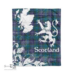 Tartan Plaid Fleece Blanket Tartan Blanket Thistle and Lion Scottish Clan Sandilands Plaid Blanket, tartan blanket, plaid blanket, red plaid blanket, buffalo plaid blanket, green plaid blanket, plaid fleece blanket, blue plaid blanket, red tartan blanket, tartan plaid blanket, black and white plaid blanket, christmas plaid blanket, orange plaid blanket, tartan plaid throw blanket, pink plaid blanket, brown plaid blanket, buffalo check blanket