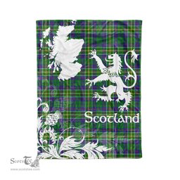 Tartan Plaid Fleece Blanket Tartan Blanket Thistle and Lion Scottish Clan Hunter of Hunterston Plaid Blanket, tartan blanket, plaid blanket, red plaid blanket, buffalo plaid blanket, green plaid blanket, plaid fleece blanket, blue plaid blanket, red tartan blanket, tartan plaid blanket, black and white plaid blanket, christmas plaid blanket, orange plaid blanket, tartan plaid throw blanket, pink plaid blanket, brown plaid blanket, buffalo check blanket