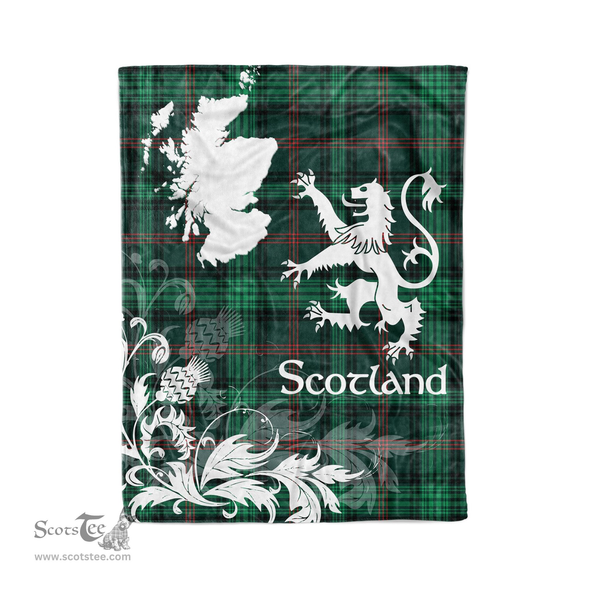 Tartan Plaid Fleece Blanket Tartan Blanket Thistle and Lion Scottish Clan Ross Hunting Modern Plaid Blanket, tartan blanket, plaid blanket, red plaid blanket, buffalo plaid blanket, green plaid blanket, plaid fleece blanket, blue plaid blanket, red tartan blanket, tartan plaid blanket, black and white plaid blanket, christmas plaid blanket, orange plaid blanket, tartan plaid throw blanket, pink plaid blanket, brown plaid blanket, buffalo check blanket