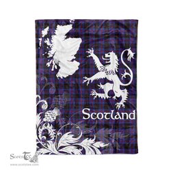Tartan Plaid Fleece Blanket Tartan Blanket Thistle and Lion Scottish Clan Horsburgh Plaid Blanket, tartan blanket, plaid blanket, red plaid blanket, buffalo plaid blanket, green plaid blanket, plaid fleece blanket, blue plaid blanket, red tartan blanket, tartan plaid blanket, black and white plaid blanket, christmas plaid blanket, orange plaid blanket, tartan plaid throw blanket, pink plaid blanket, brown plaid blanket, buffalo check blanket