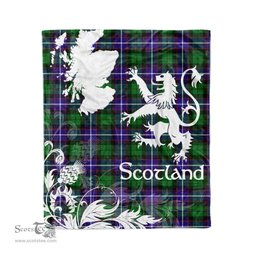 Tartan Plaid Fleece Blanket Tartan Blanket Thistle and Lion Scottish Clan Hunter Modern Plaid Blanket, tartan blanket, plaid blanket, red plaid blanket, buffalo plaid blanket, green plaid blanket, plaid fleece blanket, blue plaid blanket, red tartan blanket, tartan plaid blanket, black and white plaid blanket, christmas plaid blanket, orange plaid blanket, tartan plaid throw blanket, pink plaid blanket, brown plaid blanket, buffalo check blanket