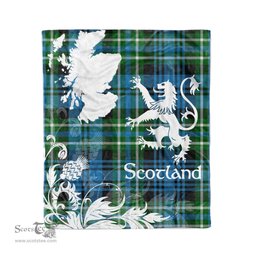 Tartan Plaid Fleece Blanket Tartan Blanket Thistle and Lion Scottish Clan Arbuthnott Hunting Plaid Blanket, tartan blanket, plaid blanket, red plaid blanket, buffalo plaid blanket, green plaid blanket, plaid fleece blanket, blue plaid blanket, red tartan blanket, tartan plaid blanket, black and white plaid blanket, christmas plaid blanket, orange plaid blanket, tartan plaid throw blanket, pink plaid blanket, brown plaid blanket, buffalo check blanket
