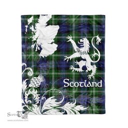 Tartan Plaid Fleece Blanket Tartan Blanket Thistle and Lion Scottish Clan Baillie Plaid Blanket, tartan blanket, plaid blanket, red plaid blanket, buffalo plaid blanket, green plaid blanket, plaid fleece blanket, blue plaid blanket, red tartan blanket, tartan plaid blanket, black and white plaid blanket, christmas plaid blanket, orange plaid blanket, tartan plaid throw blanket, pink plaid blanket, brown plaid blanket, buffalo check blanket