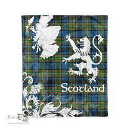 Tartan Plaid Fleece Blanket Tartan Blanket Thistle and Lion Scottish Clan Gillies Plaid Blanket, tartan blanket, plaid blanket, red plaid blanket, buffalo plaid blanket, green plaid blanket, plaid fleece blanket, blue plaid blanket, red tartan blanket, tartan plaid blanket, black and white plaid blanket, christmas plaid blanket, orange plaid blanket, tartan plaid throw blanket, pink plaid blanket, brown plaid blanket, buffalo check blanket