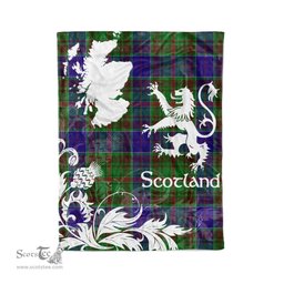 Tartan Plaid Fleece Blanket Tartan Blanket Thistle and Lion Scottish Clan Adam Hunting Plaid Blanket, tartan blanket, plaid blanket, red plaid blanket, buffalo plaid blanket, green plaid blanket, plaid fleece blanket, blue plaid blanket, red tartan blanket, tartan plaid blanket, black and white plaid blanket, christmas plaid blanket, orange plaid blanket, tartan plaid throw blanket, pink plaid blanket, brown plaid blanket, buffalo check blanket