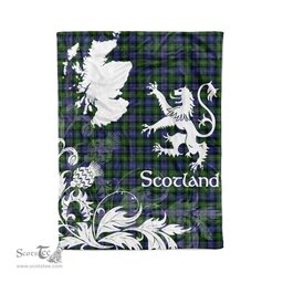 Tartan Plaid Fleece Blanket Tartan Blanket Thistle and Lion Scottish Clan Baillie Hunting Plaid Blanket, tartan blanket, plaid blanket, red plaid blanket, buffalo plaid blanket, green plaid blanket, plaid fleece blanket, blue plaid blanket, red tartan blanket, tartan plaid blanket, black and white plaid blanket, christmas plaid blanket, orange plaid blanket, tartan plaid throw blanket, pink plaid blanket, brown plaid blanket, buffalo check blanket