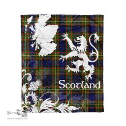 Tartan Plaid Fleece Blanket Tartan Blanket Thistle and Lion Scottish Clan Clelland Plaid Blanket, tartan blanket, plaid blanket, red plaid blanket, buffalo plaid blanket, green plaid blanket, plaid fleece blanket, blue plaid blanket, red tartan blanket, tartan plaid blanket, black and white plaid blanket, christmas plaid blanket, orange plaid blanket, tartan plaid throw blanket, pink plaid blanket, brown plaid blanket, buffalo check blanket