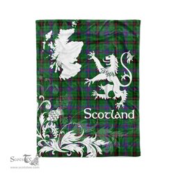Tartan Plaid Fleece Blanket Tartan Blanket Thistle and Lion Scottish Clan Davidson Modern Plaid Blanket, tartan blanket, plaid blanket, red plaid blanket, buffalo plaid blanket, green plaid blanket, plaid fleece blanket, blue plaid blanket, red tartan blanket, tartan plaid blanket, black and white plaid blanket, christmas plaid blanket, orange plaid blanket, tartan plaid throw blanket, pink plaid blanket, brown plaid blanket, buffalo check blanket