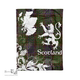 Tartan Plaid Fleece Blanket Tartan Blanket Thistle and Lion Scottish Clan Cunningham Hunting Modern Plaid Blanket, tartan blanket, plaid blanket, red plaid blanket, buffalo plaid blanket, green plaid blanket, plaid fleece blanket, blue plaid blanket, red tartan blanket, tartan plaid blanket, black and white plaid blanket, christmas plaid blanket, orange plaid blanket, tartan plaid throw blanket, pink plaid blanket, brown plaid blanket, buffalo check blanket