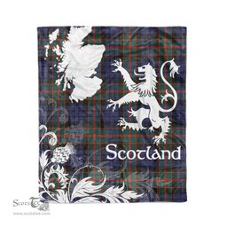 Tartan Plaid Fleece Blanket Tartan Blanket Thistle and Lion Scottish Clan Fletcher Of Dunans Plaid Blanket, tartan blanket, plaid blanket, red plaid blanket, buffalo plaid blanket, green plaid blanket, plaid fleece blanket, blue plaid blanket, red tartan blanket, tartan plaid blanket, black and white plaid blanket, christmas plaid blanket, orange plaid blanket, tartan plaid throw blanket, pink plaid blanket, brown plaid blanket, buffalo check blanket