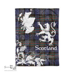 Tartan Plaid Fleece Blanket Tartan Blanket Thistle and Lion Scottish Clan Fletcher Of Dunans Plaid Blanket, tartan blanket, plaid blanket, red plaid blanket, buffalo plaid blanket, green plaid blanket, plaid fleece blanket, blue plaid blanket, red tartan blanket, tartan plaid blanket, black and white plaid blanket, christmas plaid blanket, orange plaid blanket, tartan plaid throw blanket, pink plaid blanket, brown plaid blanket, buffalo check blanket