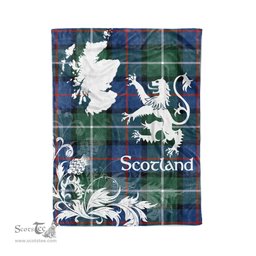 Tartan Plaid Fleece Blanket Tartan Blanket Thistle and Lion Scottish Clan Davidson Of Tulloch Plaid Blanket, tartan blanket, plaid blanket, red plaid blanket, buffalo plaid blanket, green plaid blanket, plaid fleece blanket, blue plaid blanket, red tartan blanket, tartan plaid blanket, black and white plaid blanket, christmas plaid blanket, orange plaid blanket, tartan plaid throw blanket, pink plaid blanket, brown plaid blanket, buffalo check blanket