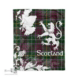 Tartan Plaid Fleece Blanket Tartan Blanket Thistle and Lion Scottish Clan Crosbie Plaid Blanket, tartan blanket, plaid blanket, red plaid blanket, buffalo plaid blanket, green plaid blanket, plaid fleece blanket, blue plaid blanket, red tartan blanket, tartan plaid blanket, black and white plaid blanket, christmas plaid blanket, orange plaid blanket, tartan plaid throw blanket, pink plaid blanket, brown plaid blanket, buffalo check blanket