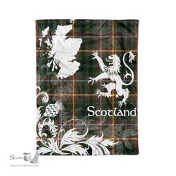 Tartan Plaid Fleece Blanket Tartan Blanket Thistle and Lion Scottish Clan Buchanan Hunting Plaid Blanket, tartan blanket, plaid blanket, red plaid blanket, buffalo plaid blanket, green plaid blanket, plaid fleece blanket, blue plaid blanket, red tartan blanket, tartan plaid blanket, black and white plaid blanket, christmas plaid blanket, orange plaid blanket, tartan plaid throw blanket, pink plaid blanket, brown plaid blanket, buffalo check blanket