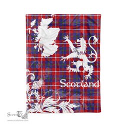 Tartan Plaid Fleece Blanket Tartan Blanket Thistle and Lion Scottish Clan Galloway Red Plaid Blanket, tartan blanket, plaid blanket, red plaid blanket, buffalo plaid blanket, green plaid blanket, plaid fleece blanket, blue plaid blanket, red tartan blanket, tartan plaid blanket, black and white plaid blanket, christmas plaid blanket, orange plaid blanket, tartan plaid throw blanket, pink plaid blanket, brown plaid blanket, buffalo check blanket