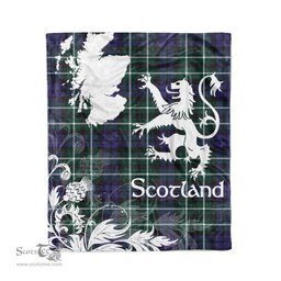 Tartan Plaid Fleece Blanket Tartan Blanket Thistle and Lion Scottish Clan Graham Of Montrose Modern Plaid Blanket, tartan blanket, plaid blanket, red plaid blanket, buffalo plaid blanket, green plaid blanket, plaid fleece blanket, blue plaid blanket, red tartan blanket, tartan plaid blanket, black and white plaid blanket, christmas plaid blanket, orange plaid blanket, tartan plaid throw blanket, pink plaid blanket, brown plaid blanket, buffalo check blanket