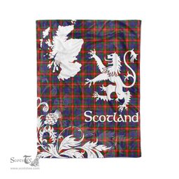 Tartan Plaid Fleece Blanket Tartan Blanket Thistle and Lion Scottish Clan Fraser of Lovat Plaid Blanket, tartan blanket, plaid blanket, red plaid blanket, buffalo plaid blanket, green plaid blanket, plaid fleece blanket, blue plaid blanket, red tartan blanket, tartan plaid blanket, black and white plaid blanket, christmas plaid blanket, orange plaid blanket, tartan plaid throw blanket, pink plaid blanket, brown plaid blanket, buffalo check blanket