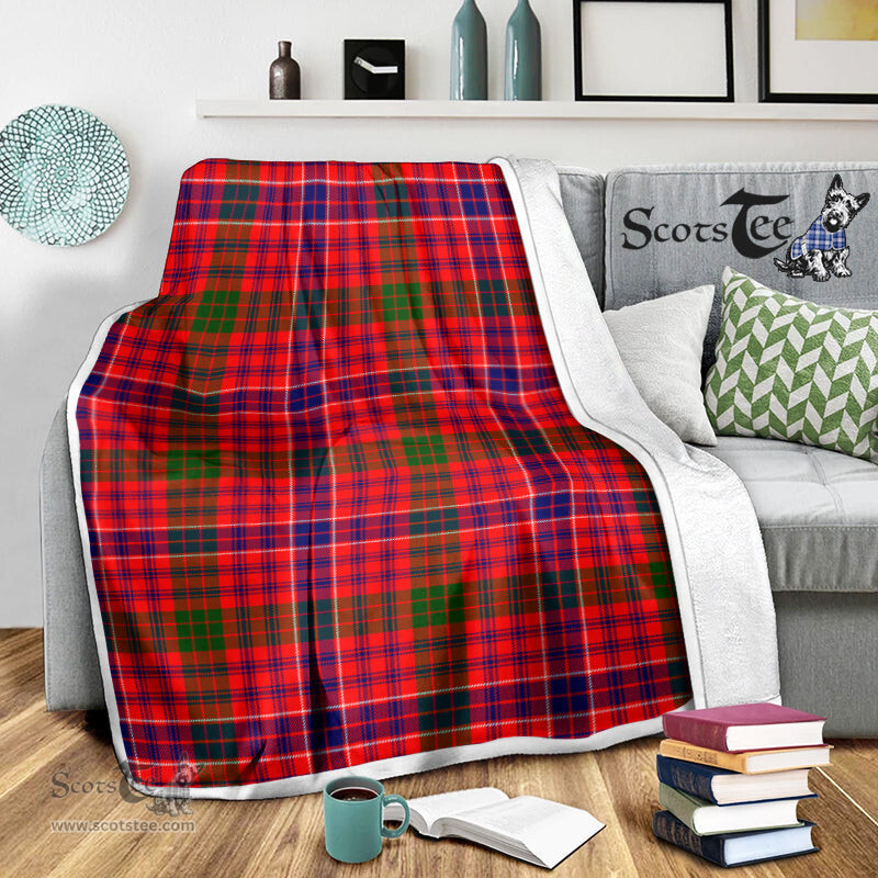 Scotstee Shop Tartan Plaid Blanket MacRae Modern Scottish Tartan Plaid Sherpa Blanket