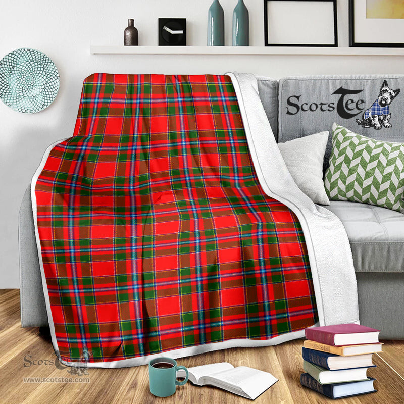 Scotstee Shop Tartan Plaid Blanket Maule Red Scottish Tartan Plaid Sherpa Blanket