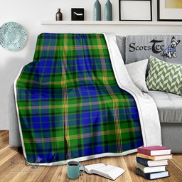 Scotstee Shop Tartan Plaid Blanket MaiTland Scottish Tartan Plaid Sherpa Blanket
