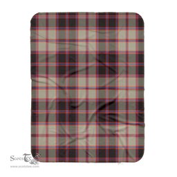 Scotstee Shop Tartan Plaid Blanket MacPherson Hunting Ancient Scottish Tartan Plaid Sherpa Blanket