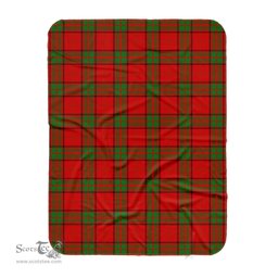 Scotstee Shop Tartan Plaid Blanket Maxwell Red Scottish Tartan Plaid Sherpa Blanket