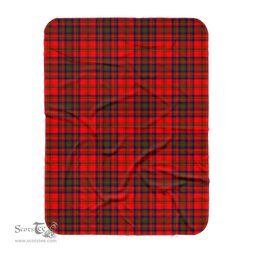 Scotstee Shop Tartan Plaid Blanket Matheson Red Scottish Tartan Plaid Sherpa Blanket