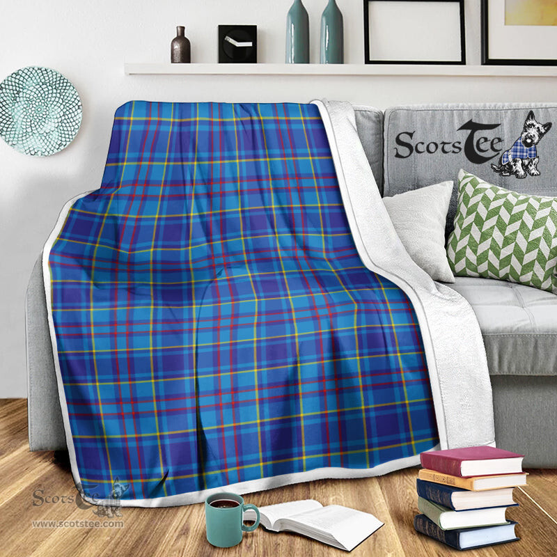 Scotstee Shop Tartan Plaid Blanket Mercer Scottish Tartan Plaid Sherpa Blanket