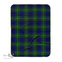 Scotstee Shop Tartan Plaid Blanket Marjoribanks Modern Scottish Tartan Plaid Sherpa Blanket